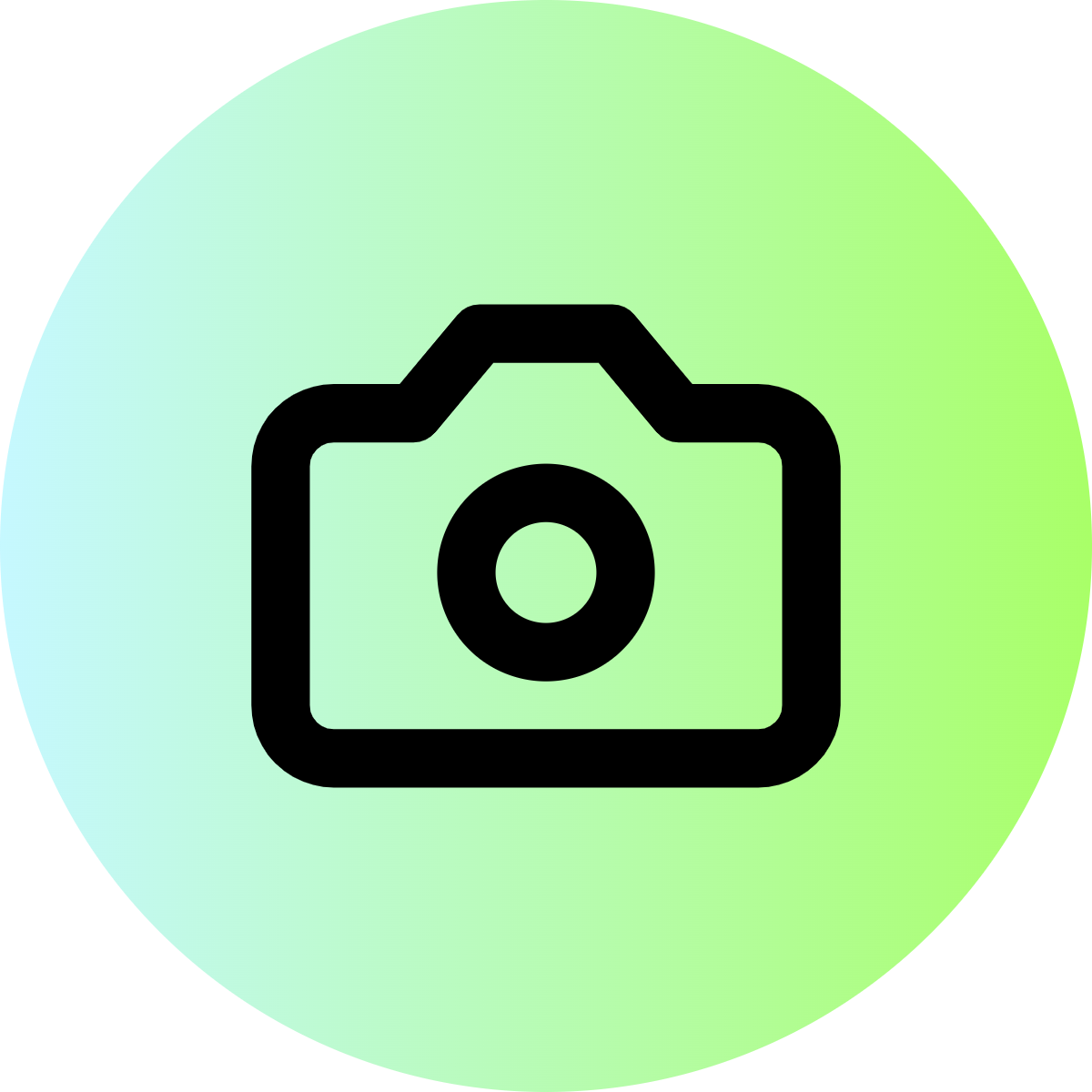 Camera icon for Photography logo