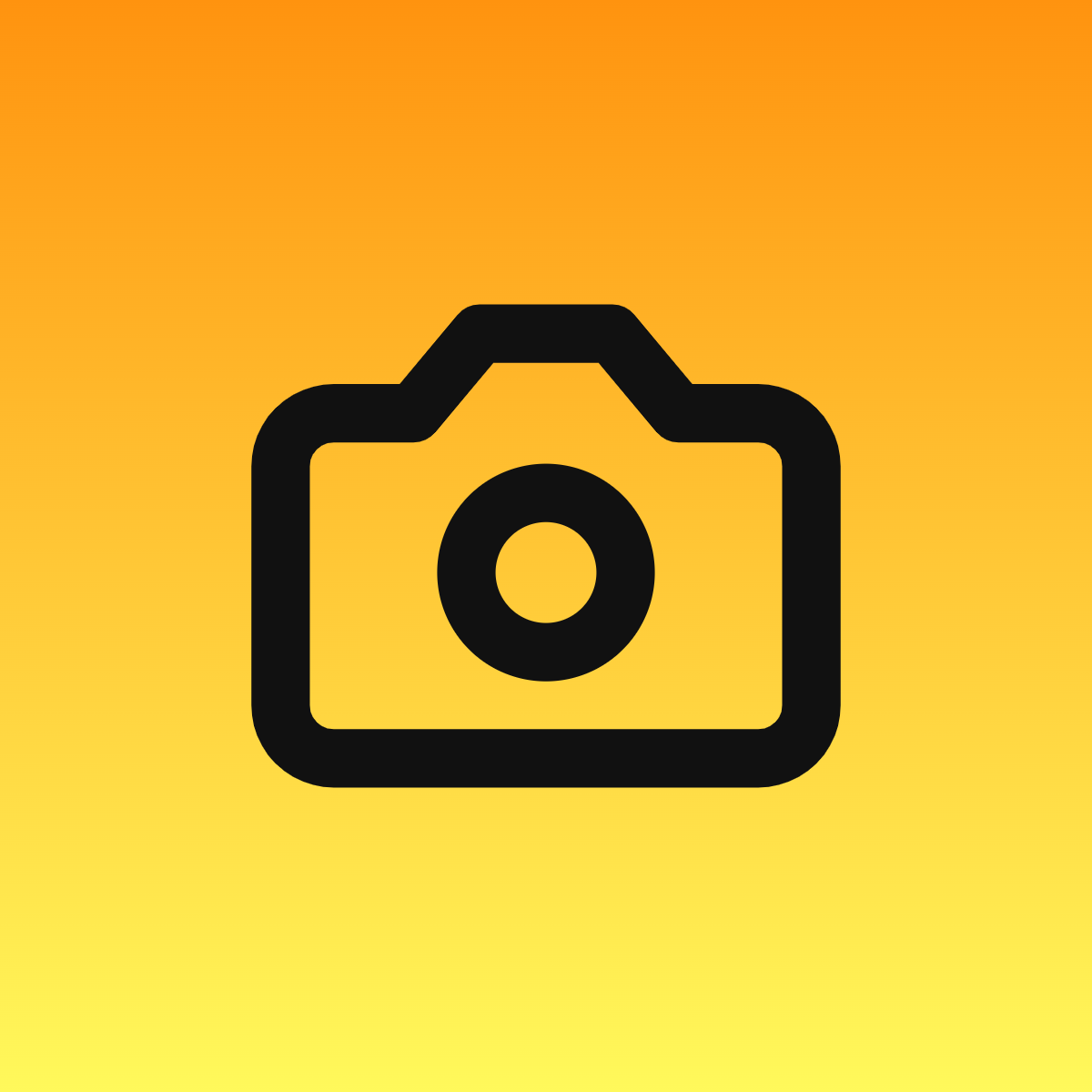 Camera icon for Photography logo