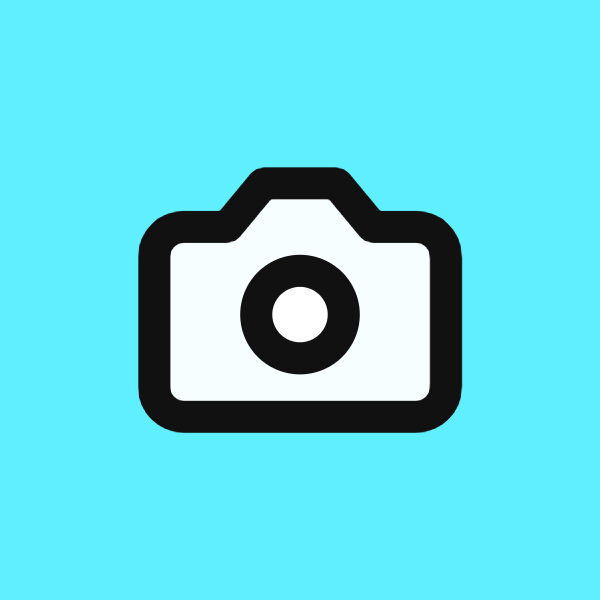 Camera icon for Photography logo