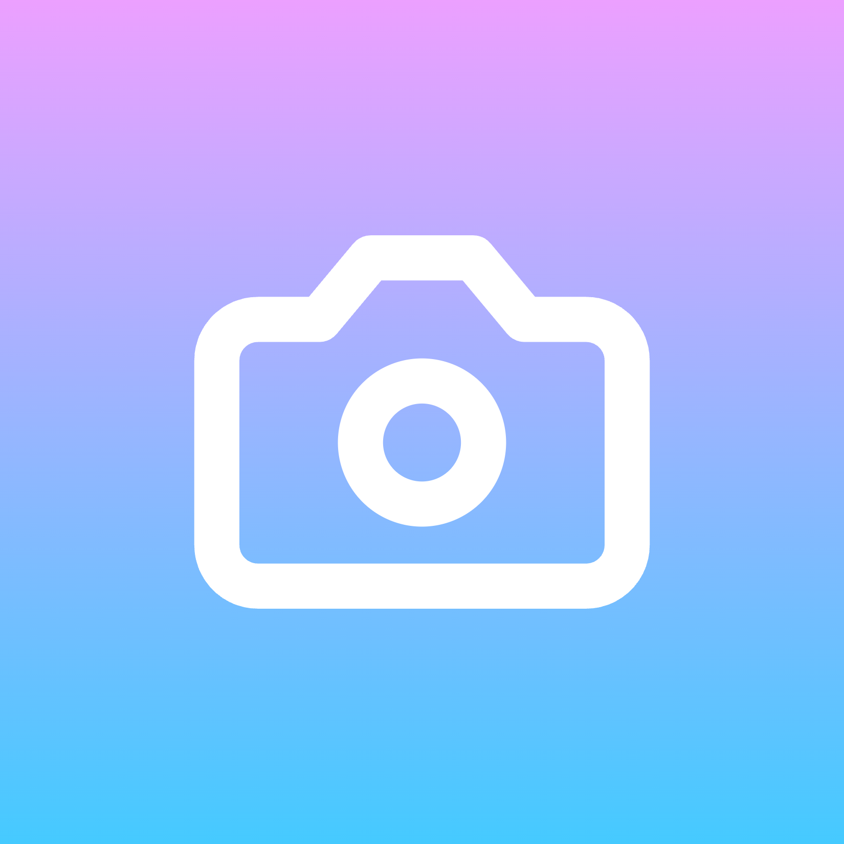 Camera icon for Photography logo