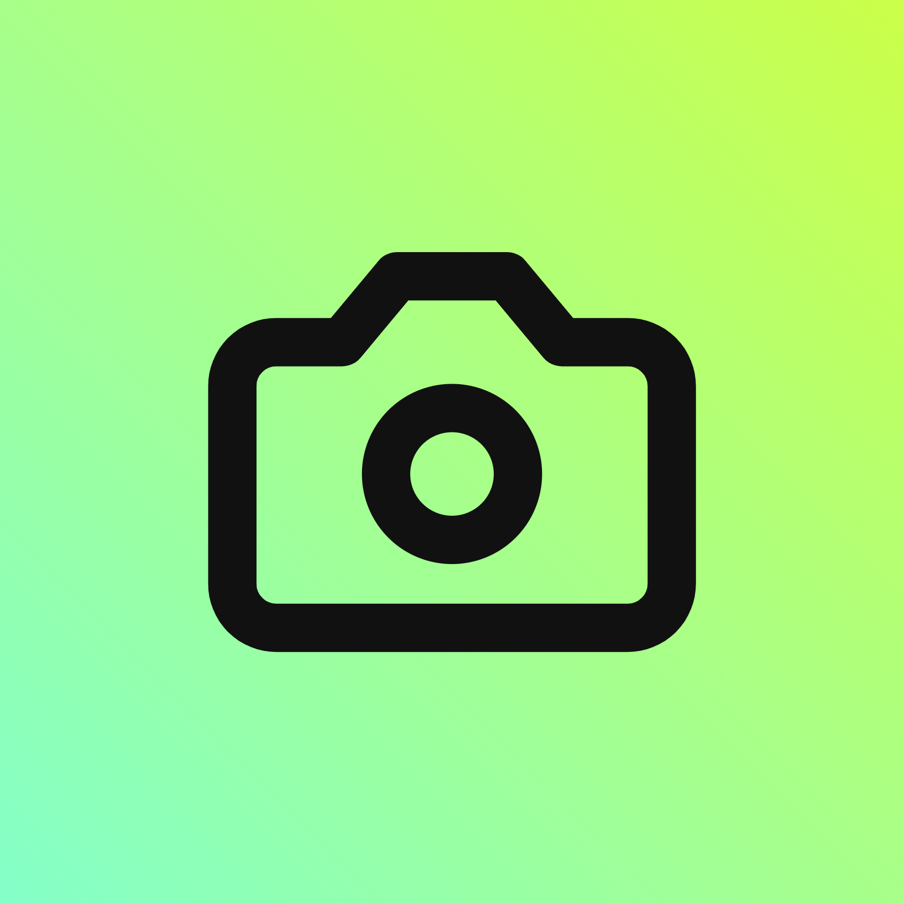 Camera icon for Social Media logo