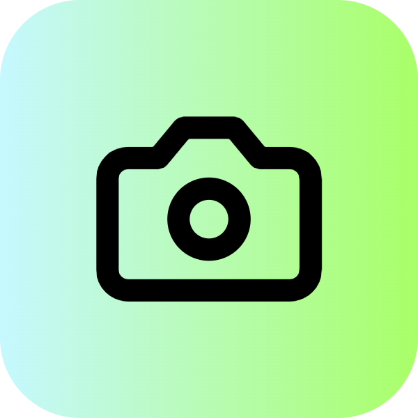 Camera icon for Mobile App logo