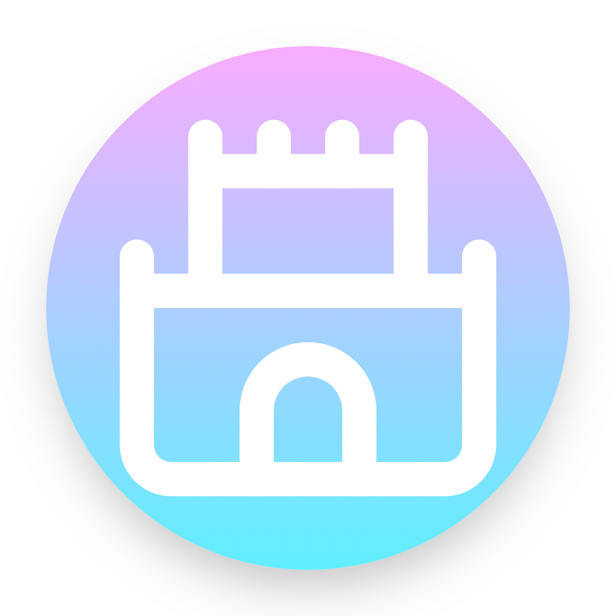 Castle icon for SaaS logo