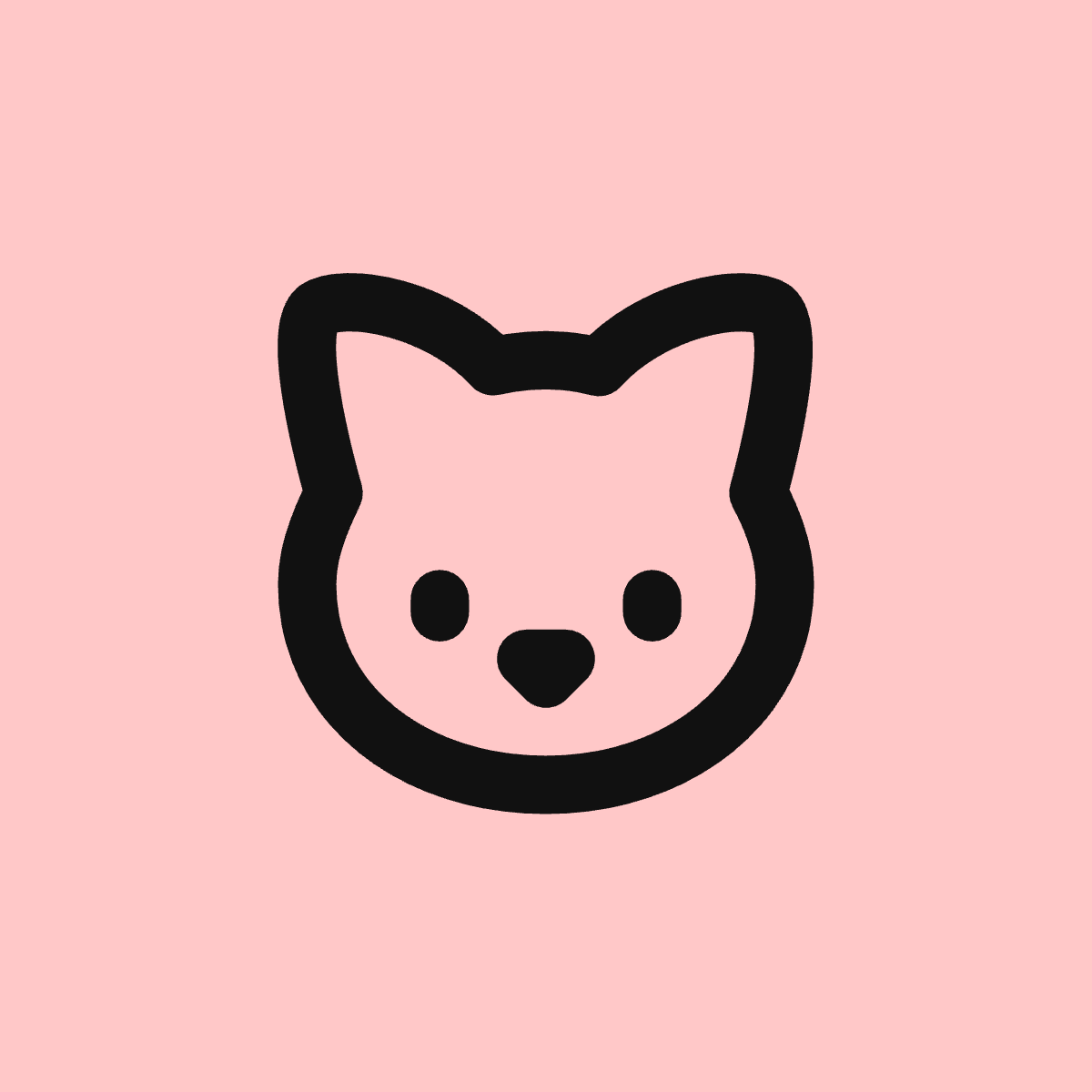 Cat icon for Photography logo