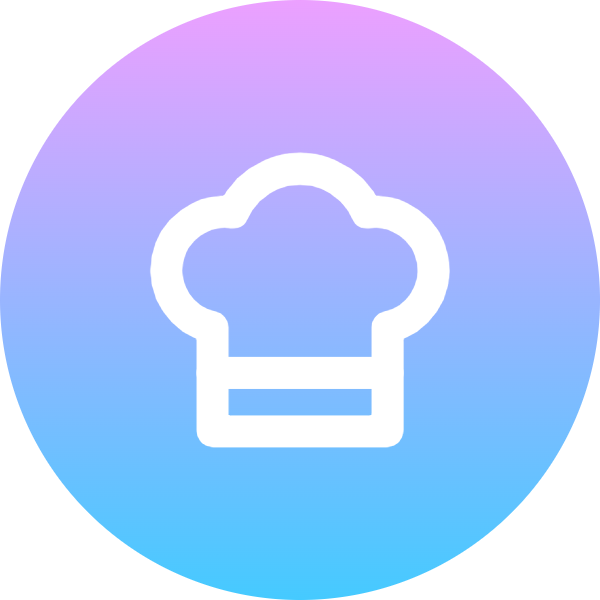 Chef Hat icon for Restaurant logo