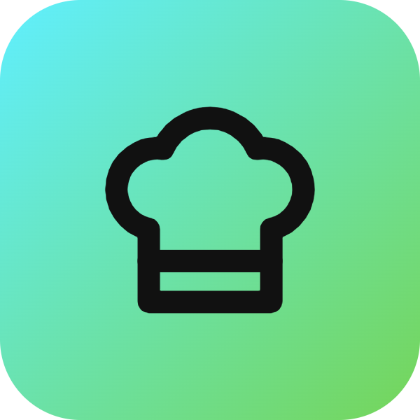 Chef Hat icon for Restaurant logo