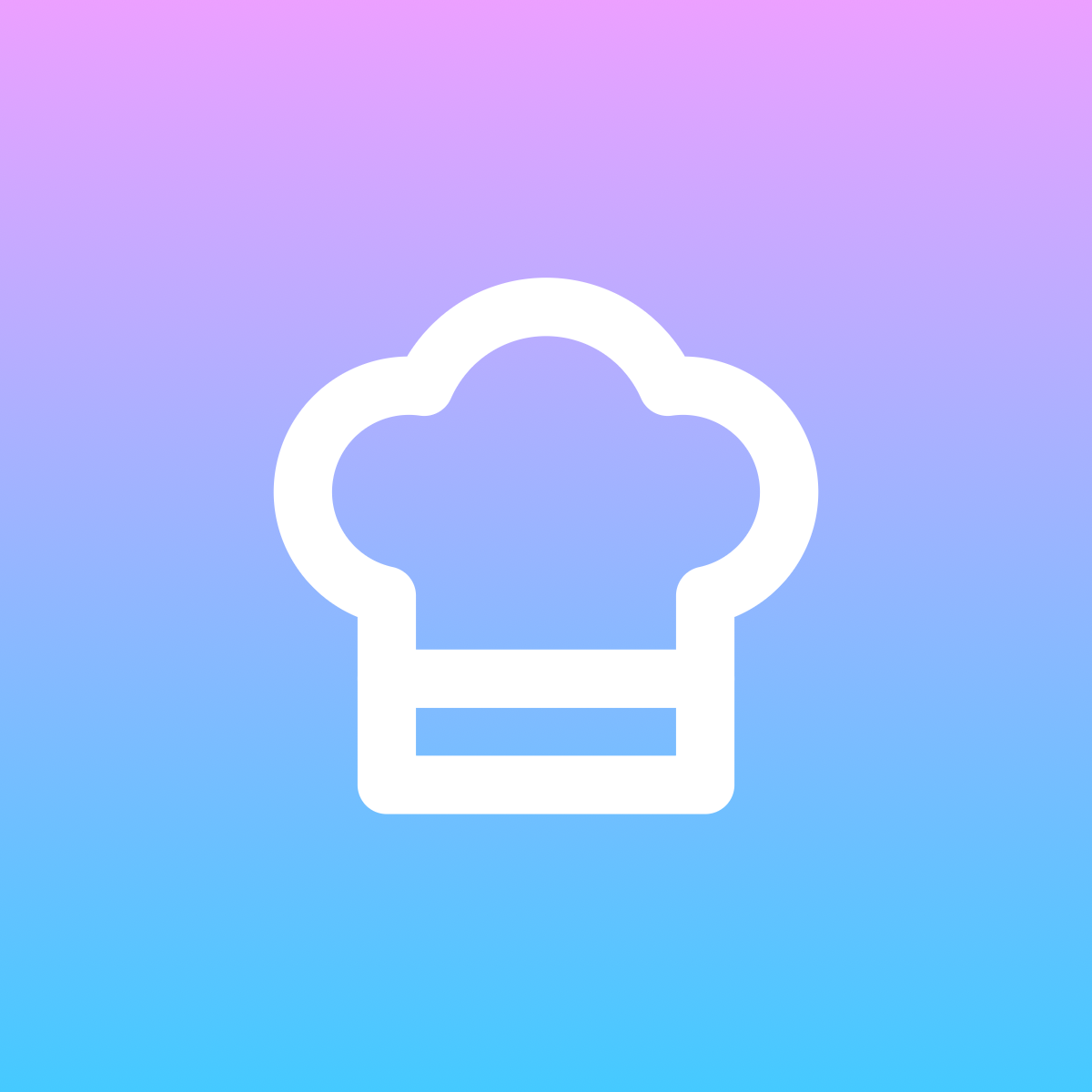 Chef Hat icon for Restaurant logo