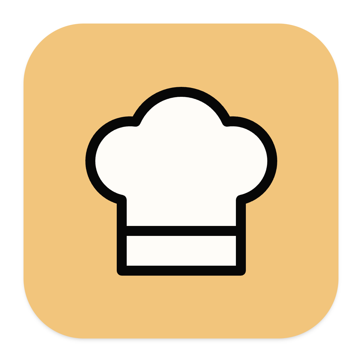 Chef Hat icon for SaaS logo