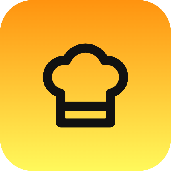 Chef Hat icon for Restaurant logo