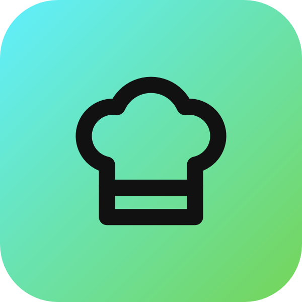 Chef Hat icon for Restaurant logo