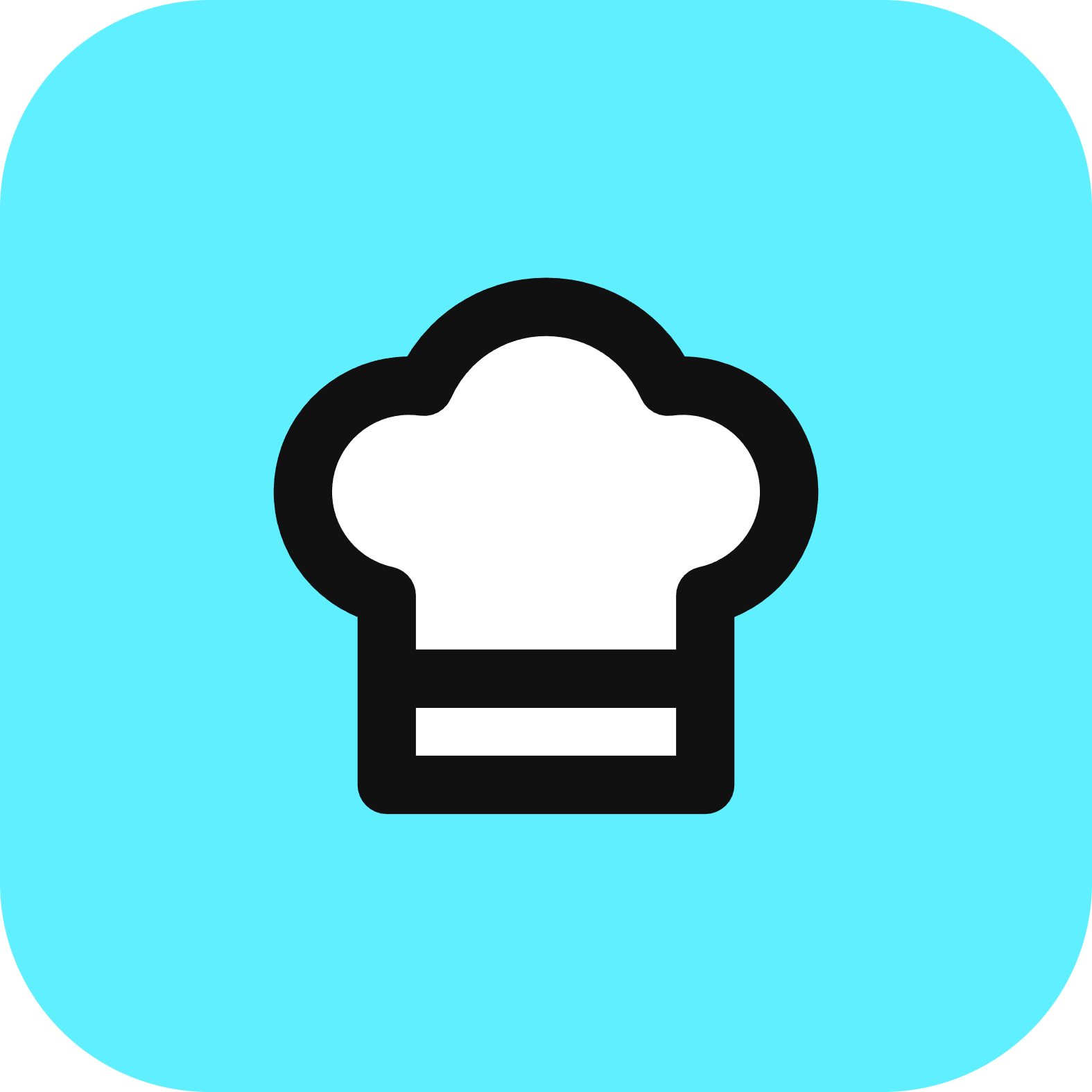 Chef Hat icon for Restaurant logo