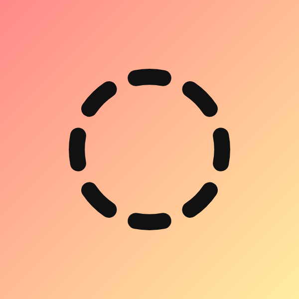 Circle Dashed icon for SaaS logo