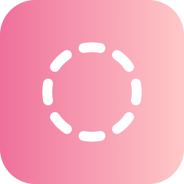 Circle Dashed icon for SaaS logo