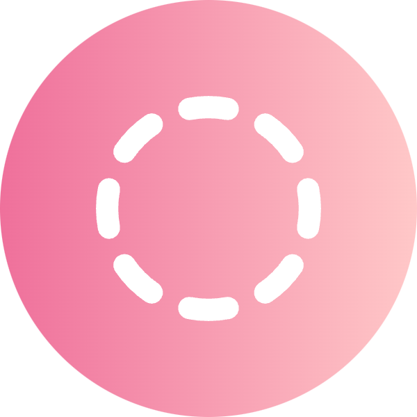 Circle Dashed icon for Online Course logo