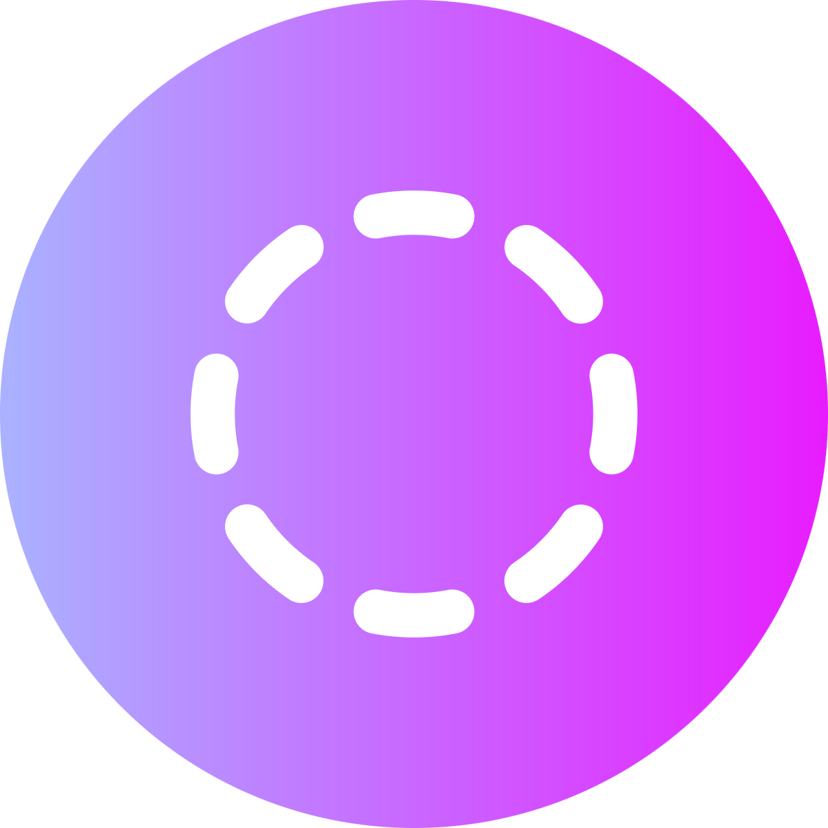 Circle Dashed icon for SaaS logo