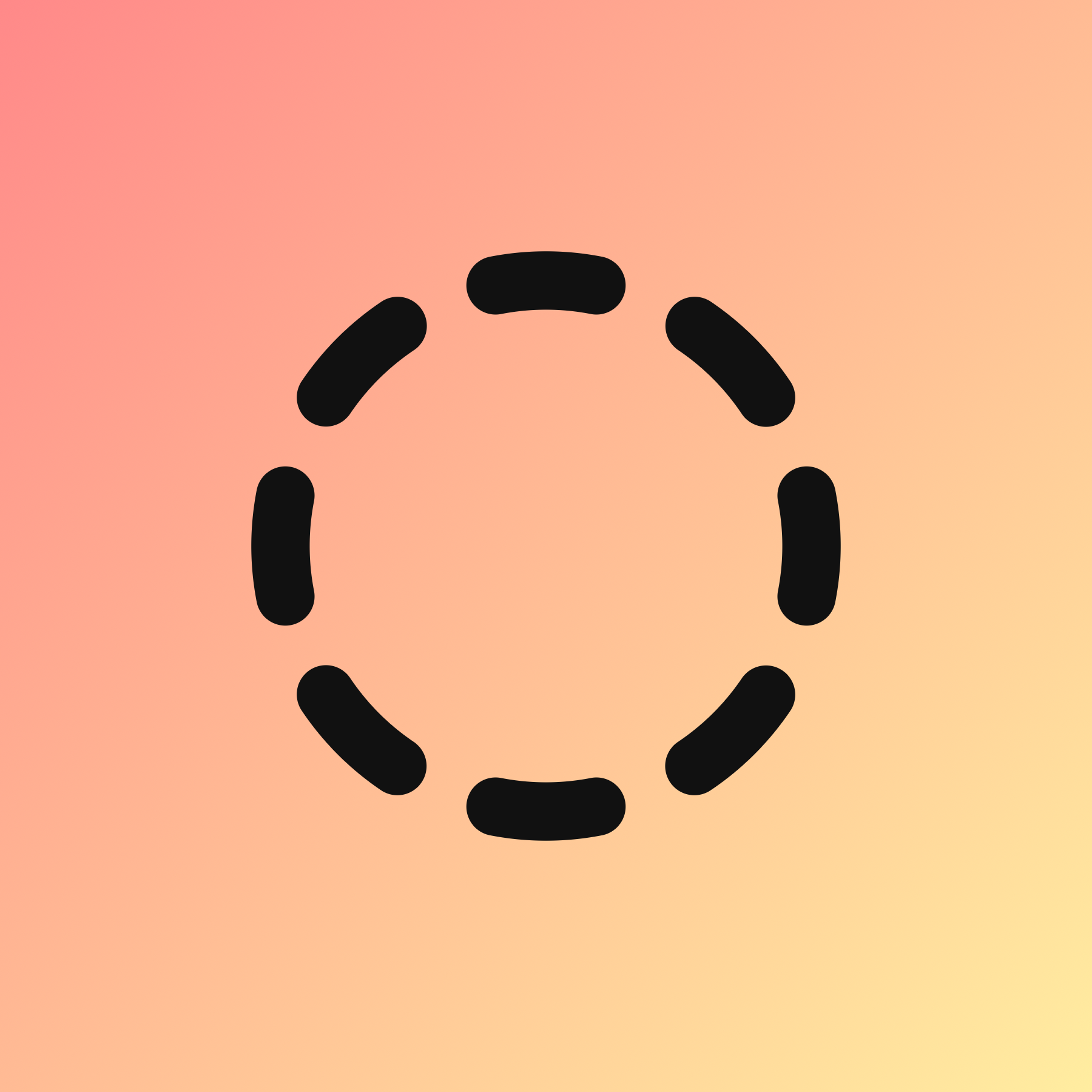 Circle Dashed icon for SaaS logo