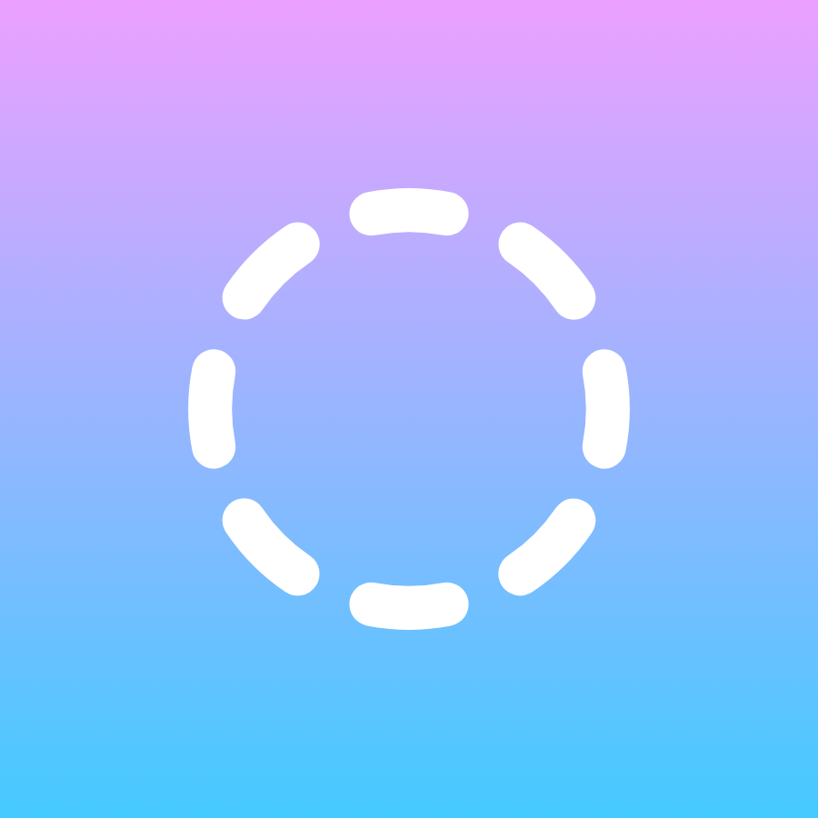 Circle Dashed icon for SaaS logo