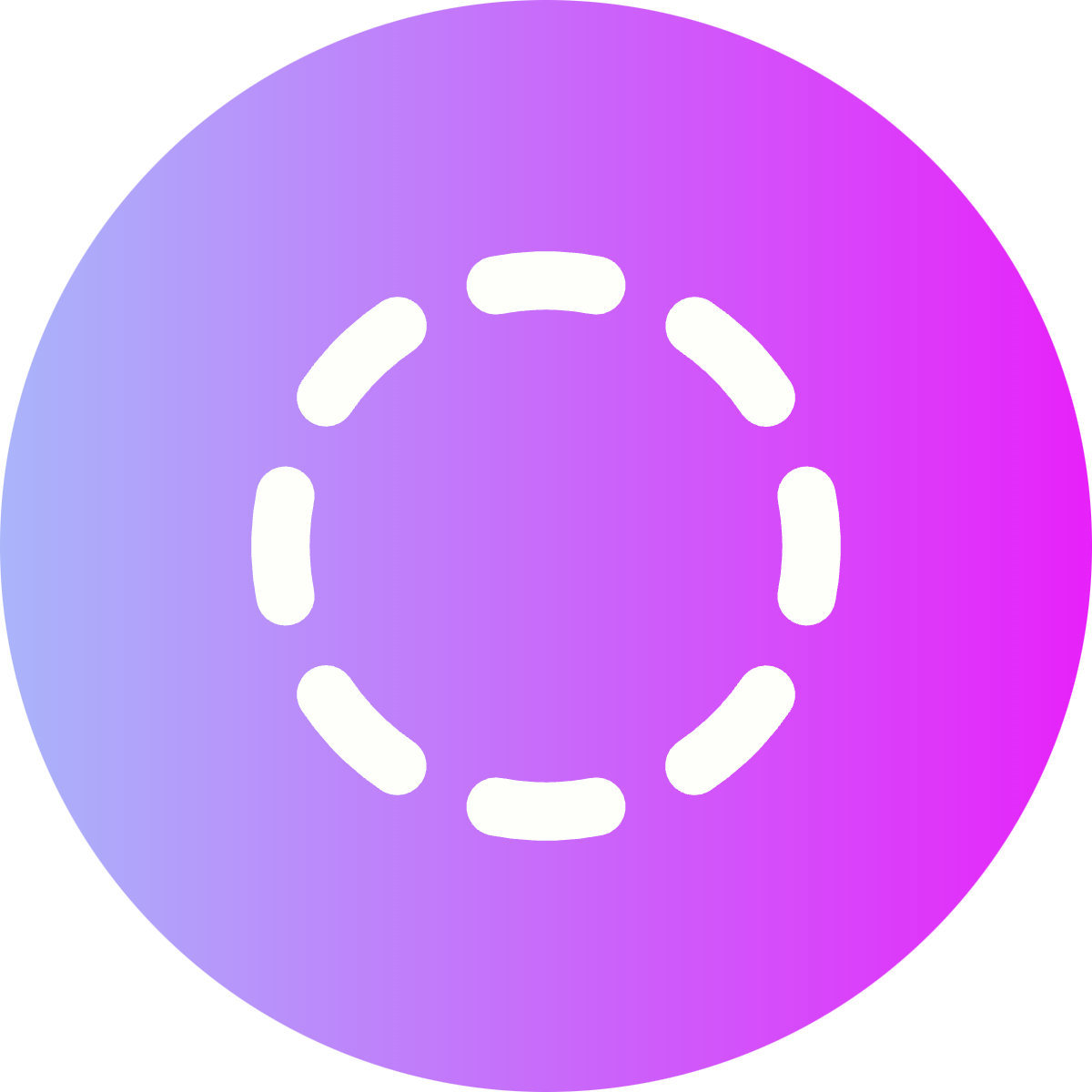 Circle Dashed icon for Bank logo