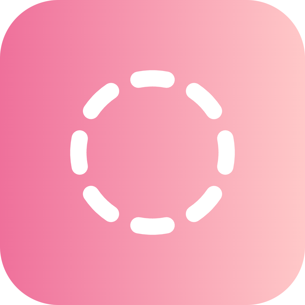 Circle Dashed icon for SaaS logo