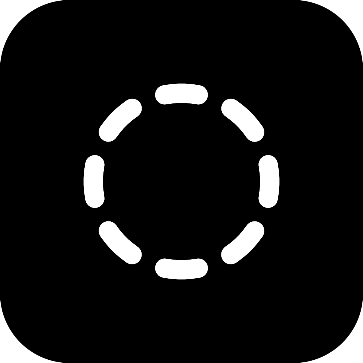 Circle Dashed icon for SaaS logo