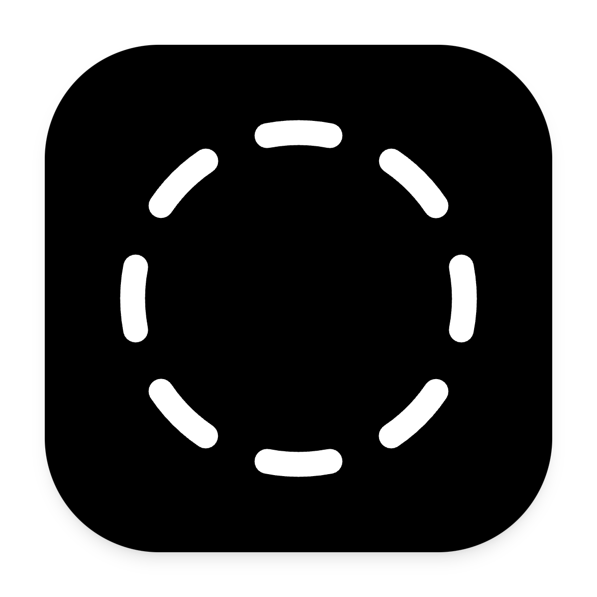 Circle Dashed icon for SaaS logo