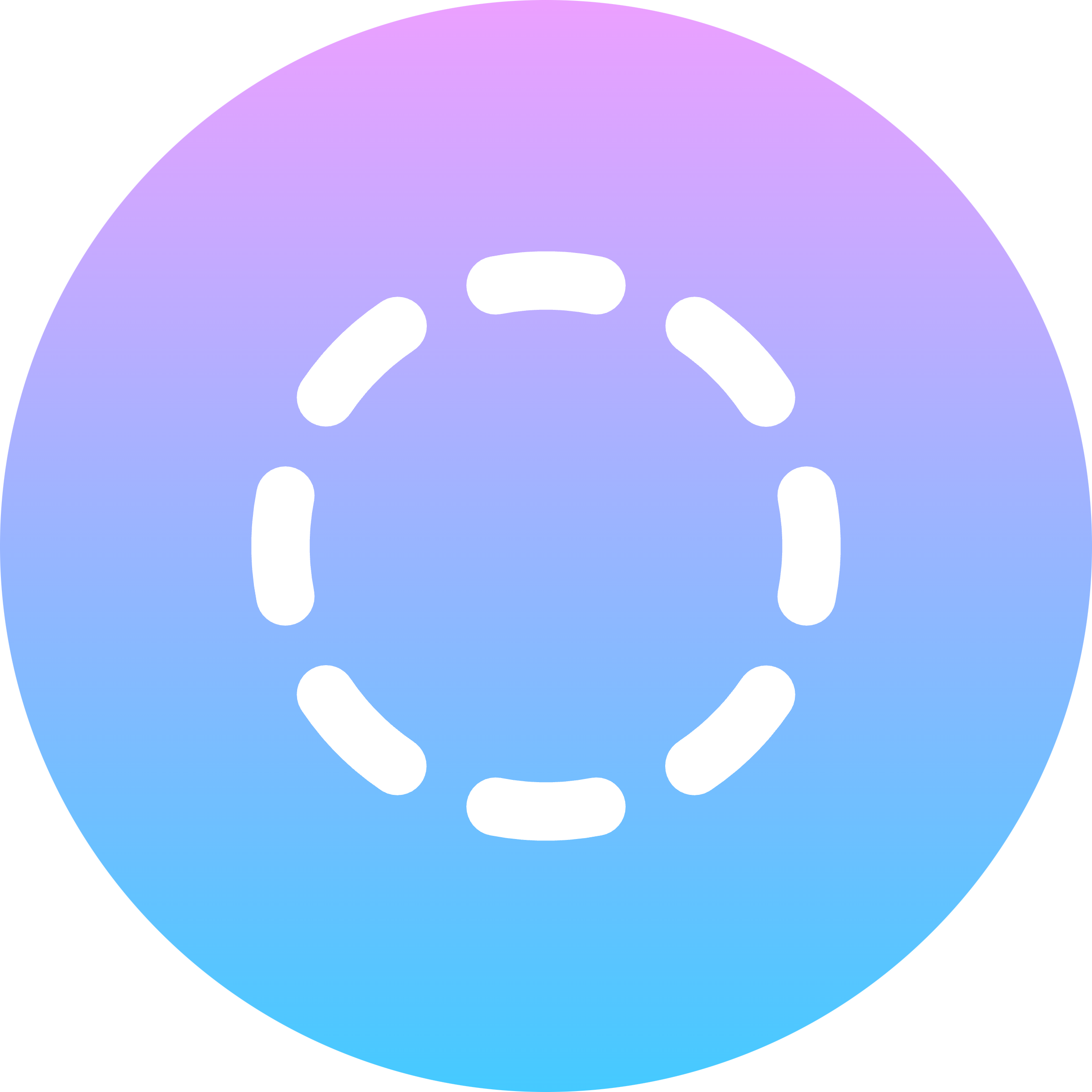 Circle Dashed icon for SaaS logo