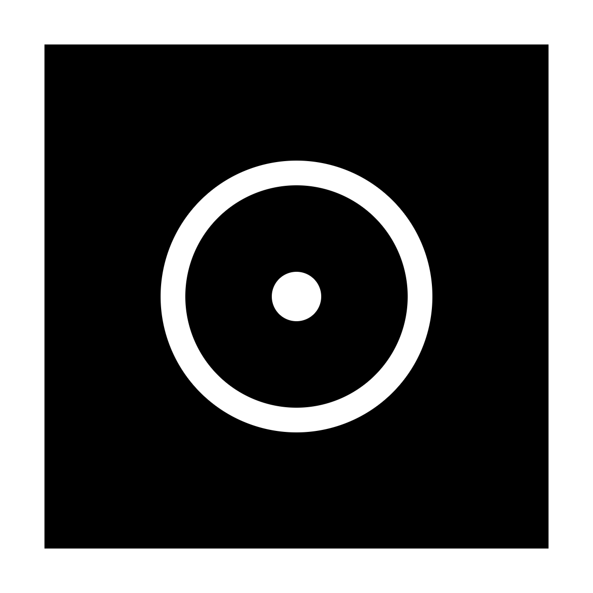 Circle Dot icon for Mobile App logo