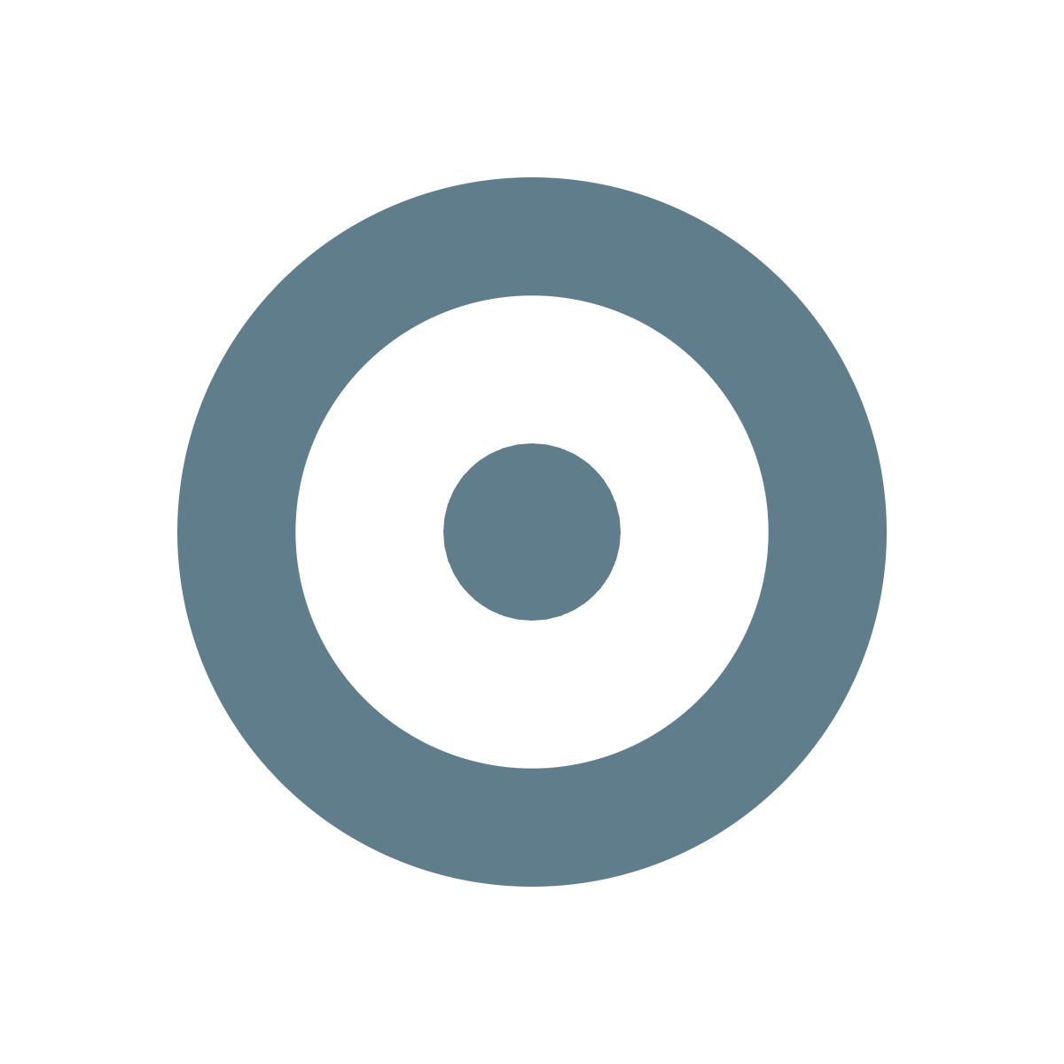 Circle Dot icon for Mobile App logo