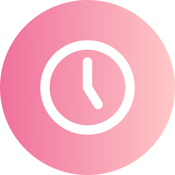 Clock 5 icon for SaaS logo