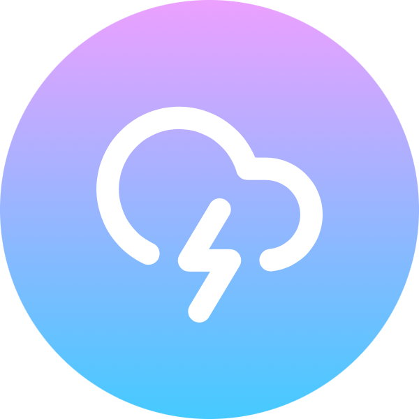 Cloud Lightning icon for SaaS logo