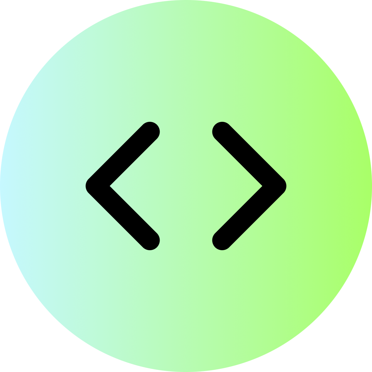 Code icon for Website logo