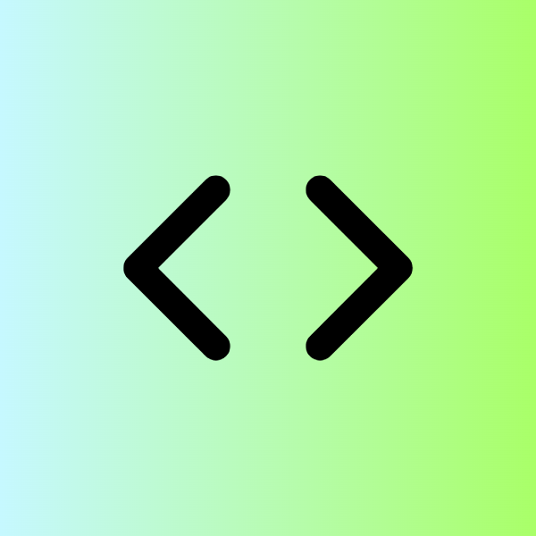 Code icon for Website logo