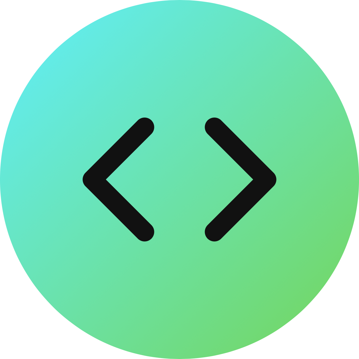 Code icon for SaaS logo