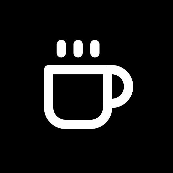 Coffee icon for Cafe logo