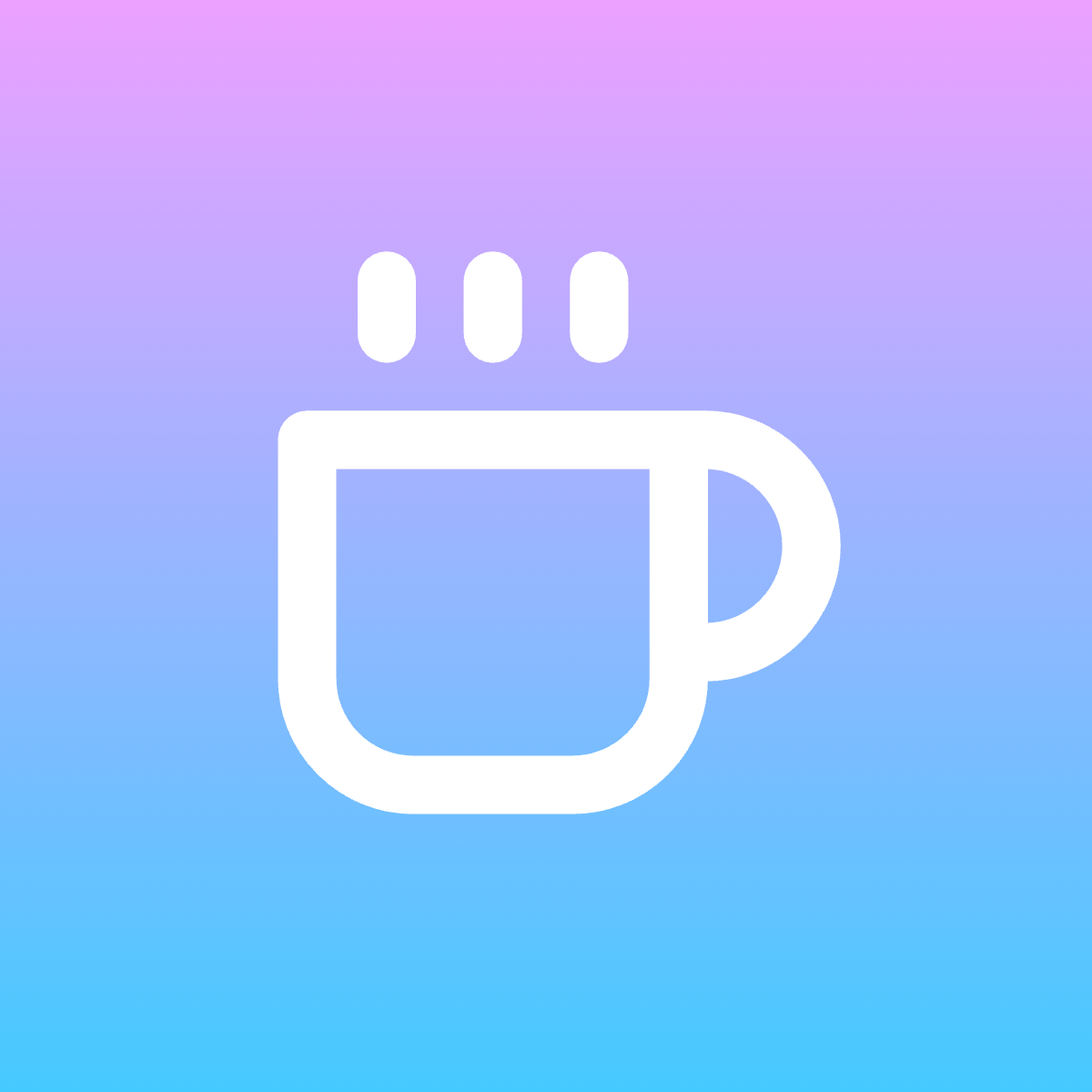 Coffee icon for Cafe logo