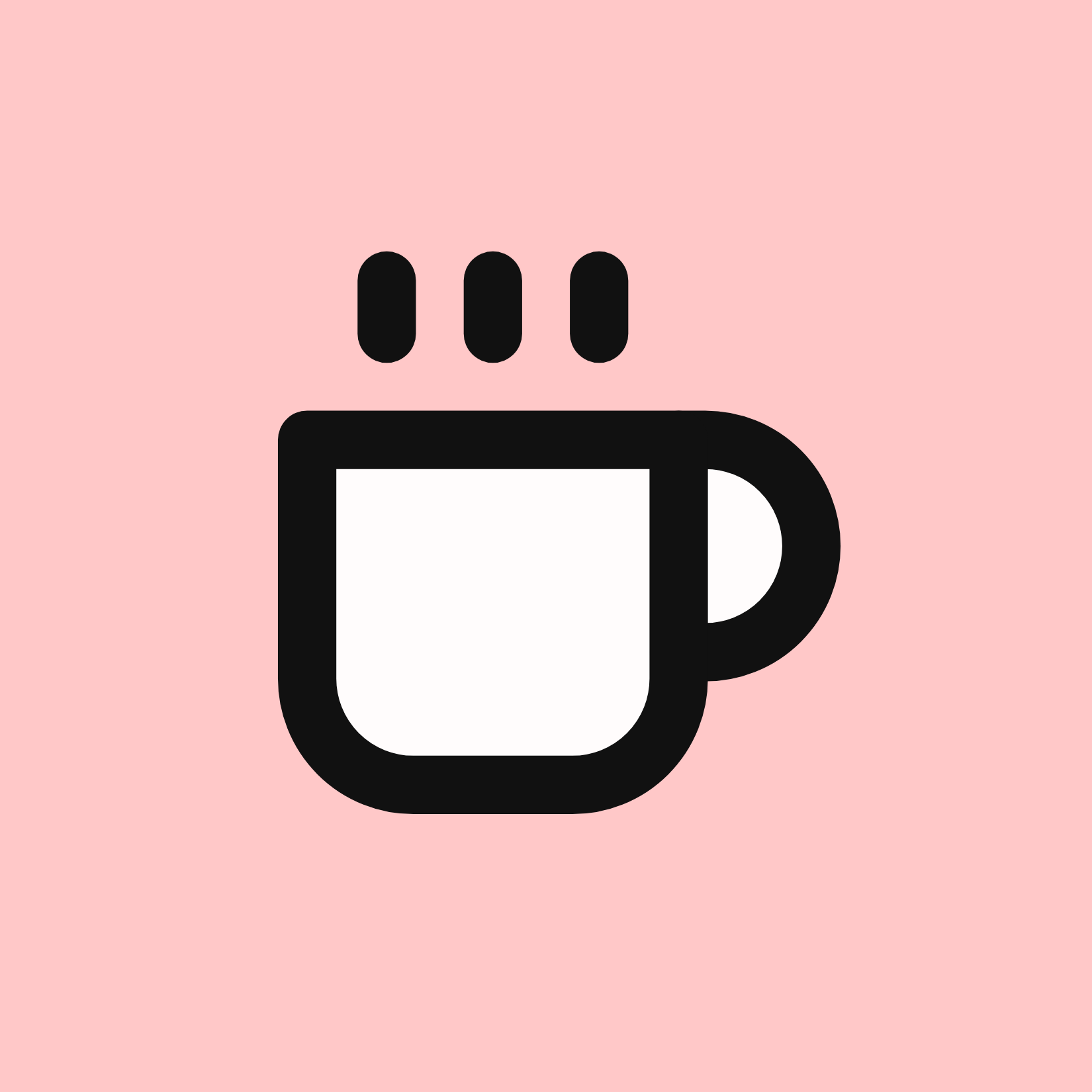 Coffee icon for Cafe logo