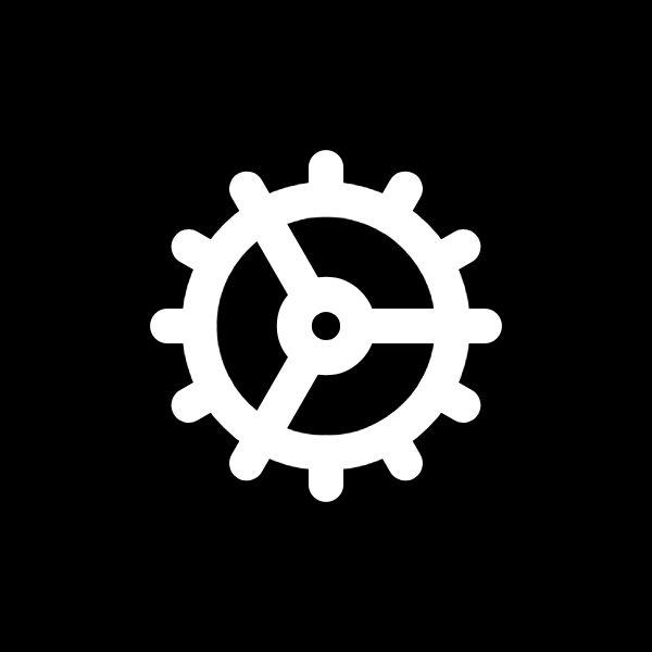 Cog icon for SaaS logo