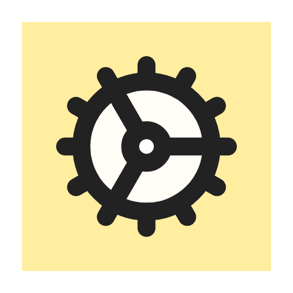 Cog icon for Ecommerce logo