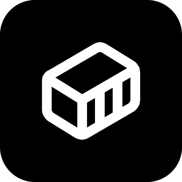 Container icon for SaaS logo