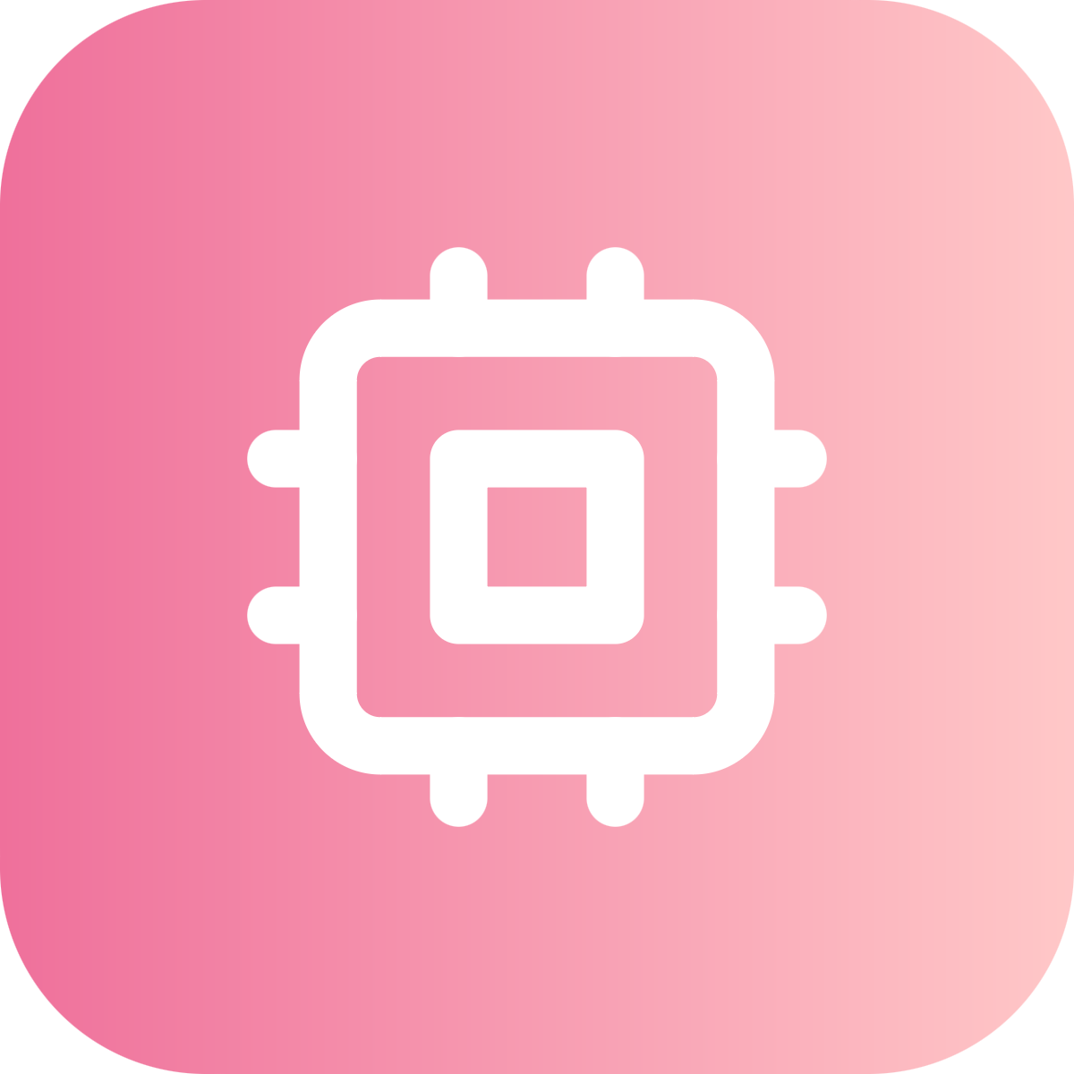 Cpu icon for Mobile App logo