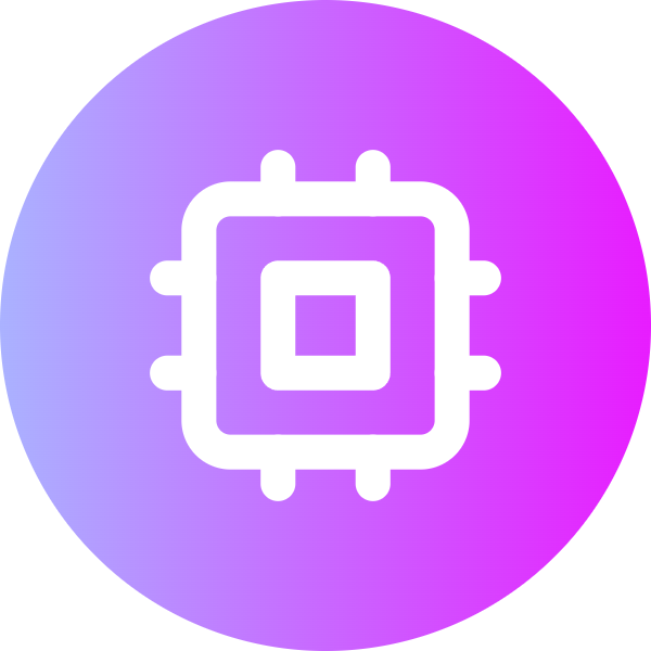 Cpu icon for SaaS logo