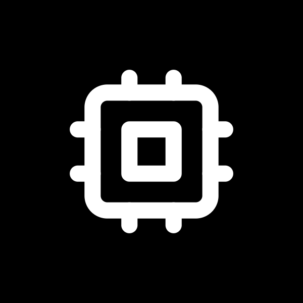 Cpu icon for SaaS logo