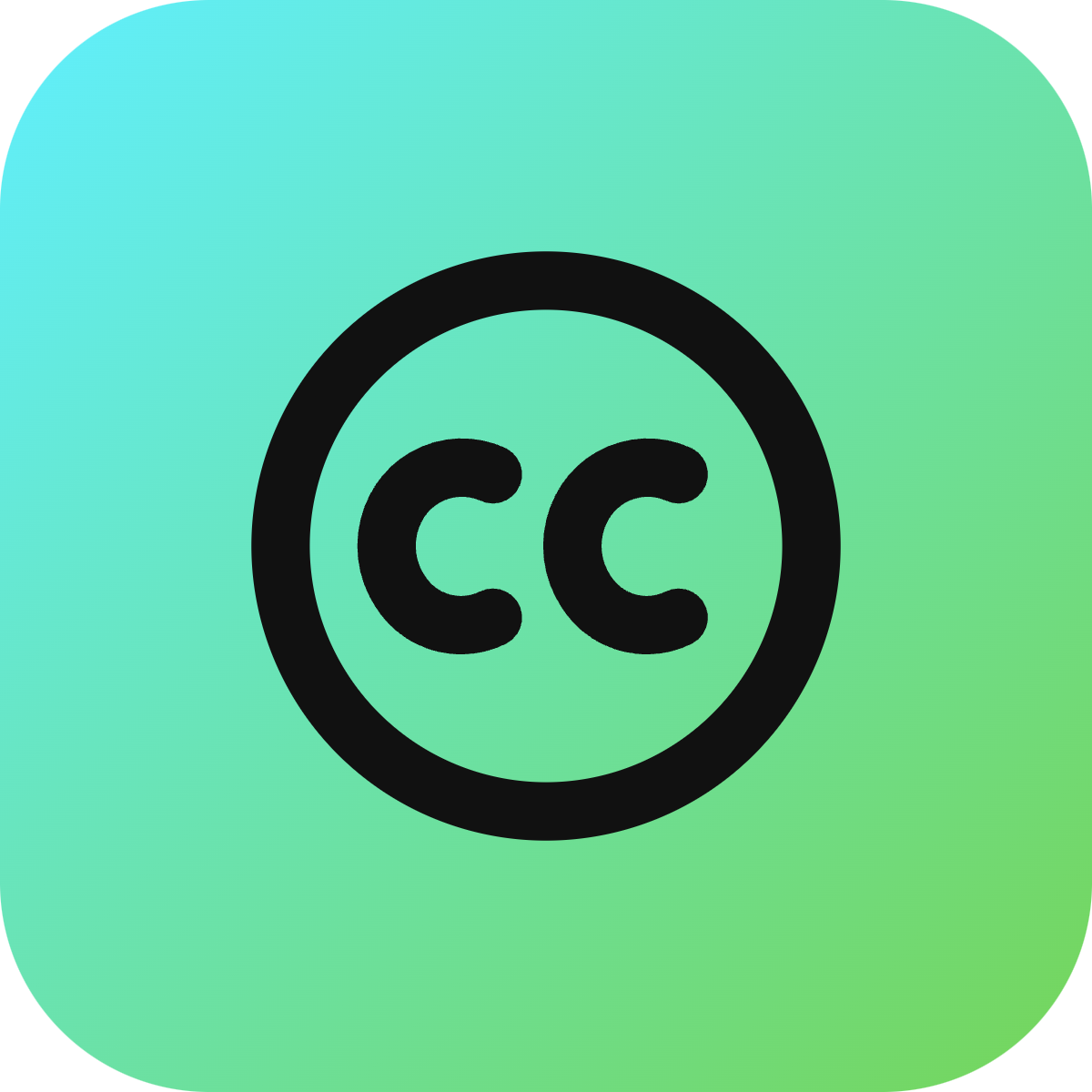 Creative Commons icon for Website logo