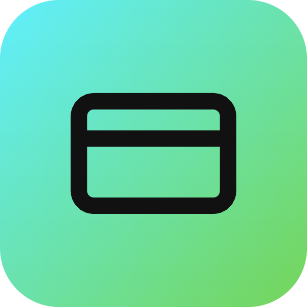 Credit Card icon for Bank logo