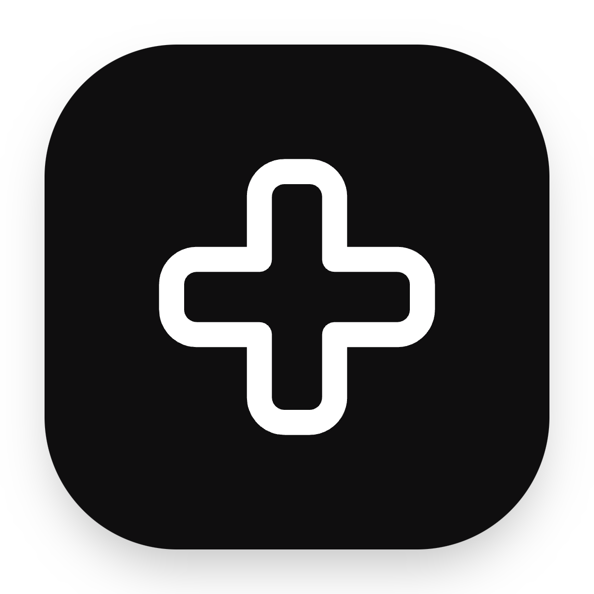 Cross icon for SaaS logo