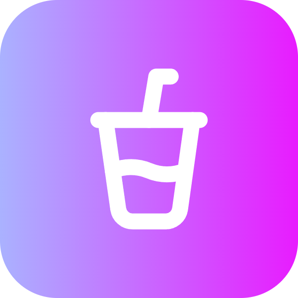 Cup Soda icon for Cafe logo