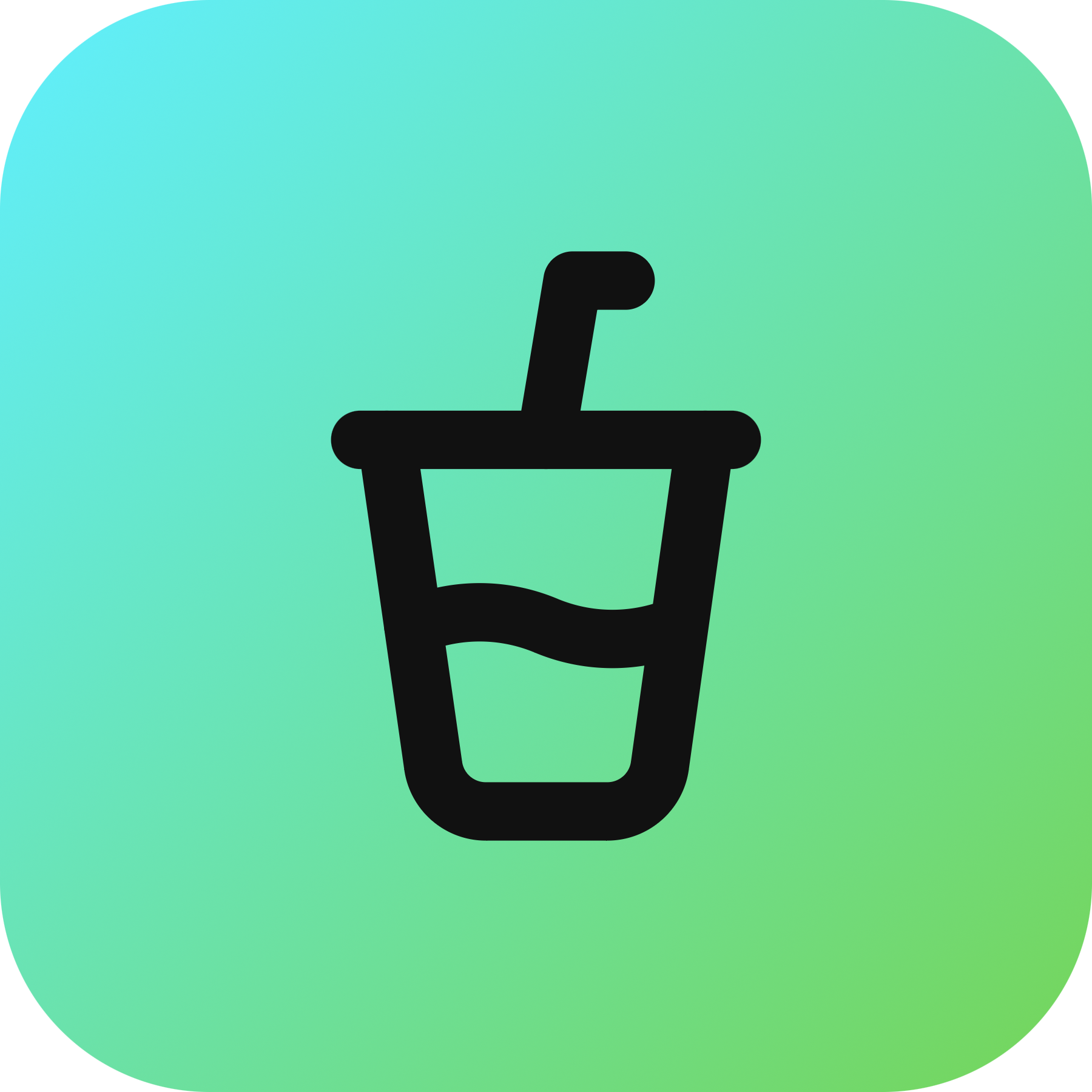 Cup Soda icon for Cafe logo