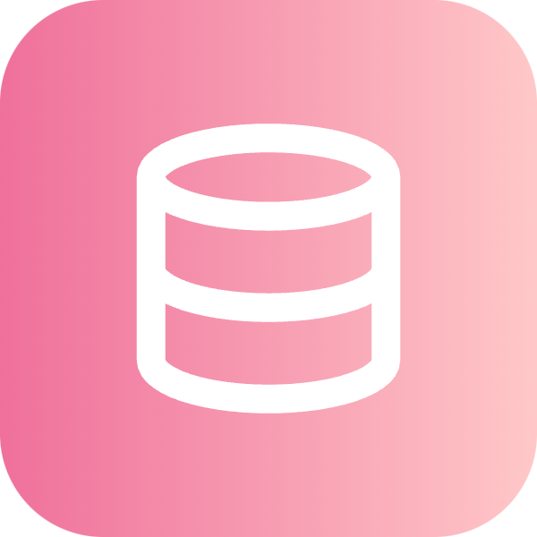 Database icon for SaaS logo