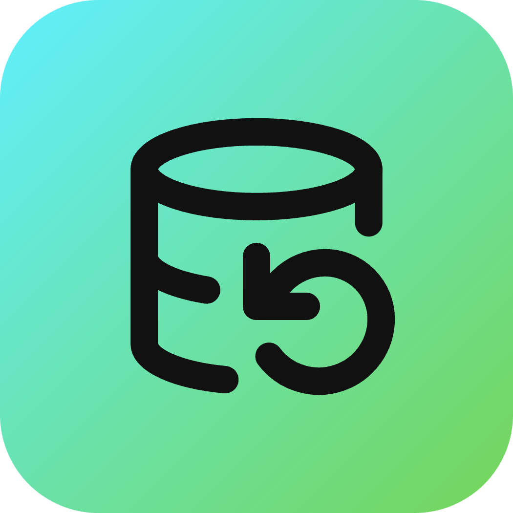 Database Backup icon for SaaS logo