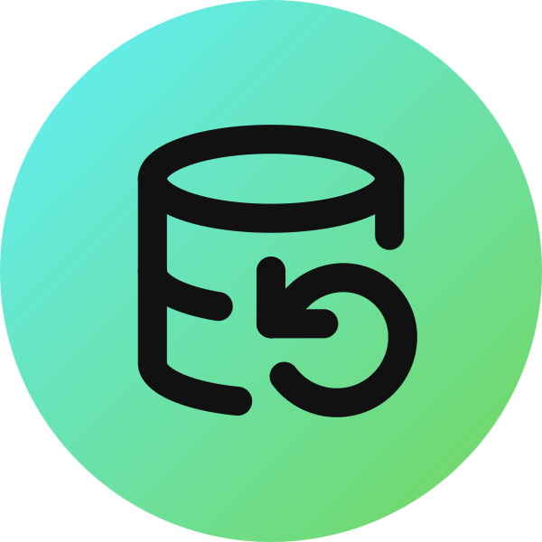 Database Backup icon for SaaS logo